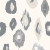 Brewster Home Fashions Amara Light Grey Animal Ikat Wallpaper