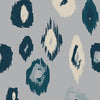 Brewster Home Fashions Amara Blue Animal Ikat Wallpaper