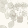 A-Street Prints Seychelles Botanical Light Grey Wallpaper