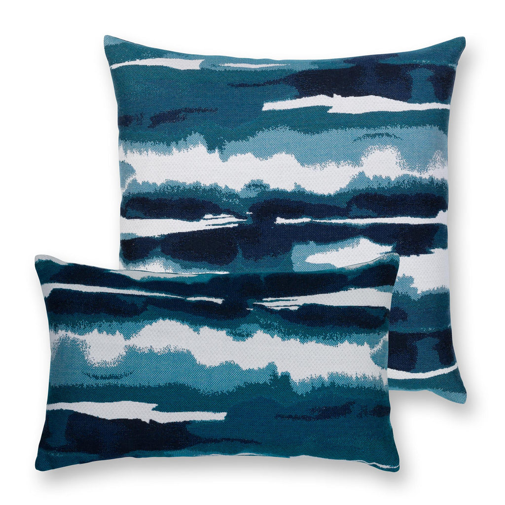 Elaine Smith Impression Deep Sea Blue Pillow