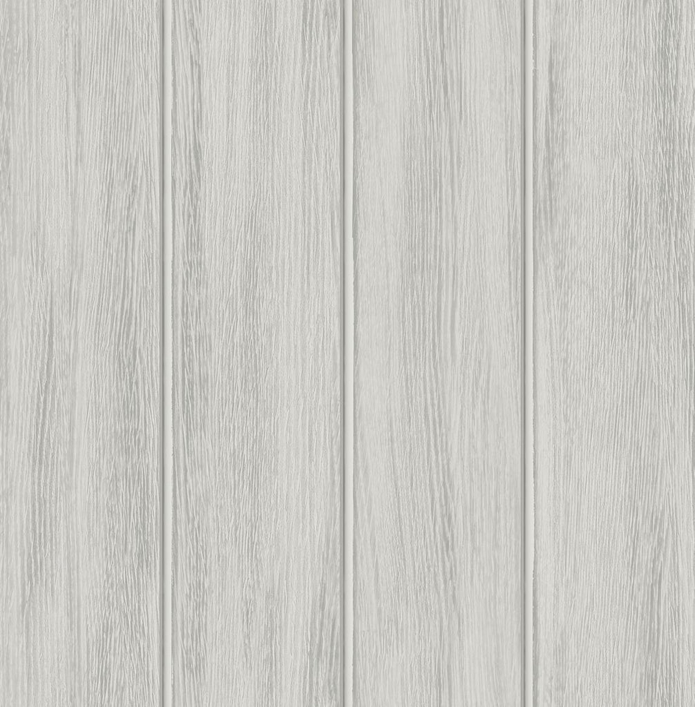 Seabrook Wood Panel Grey Wallpaper