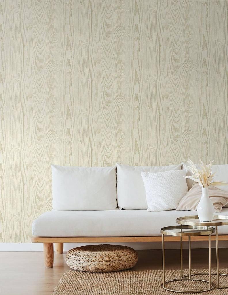 Seabrook Nina Beige Wallpaper