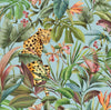 Seabrook Tropical Leopard Gloss Sky Blue Wallpaper