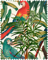 Mindthegap Parrots Of Brasil Natural Linen Fabric