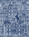 Mindthegap Louvre Blue Architectural Wallpaper