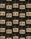Mindthegap Periodic Table Vintage Science Wallpaper