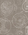 Mindthegap Horlogerie Taupe Vintage Science Wallpaper