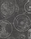 Mindthegap Horlogerie Anthracite Vintage Science Wallpaper