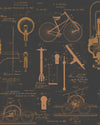 Mindthegap Patents Vintage Science Wallpaper