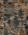 Mindthegap Camo Brown Fabric Obssesion Wallpaper