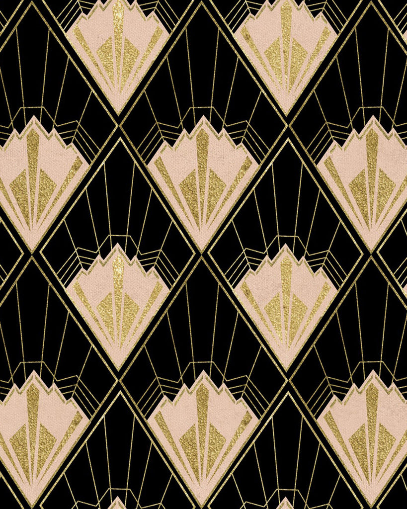 MindTheGap REVIVAL Gold, Black Wallpaper