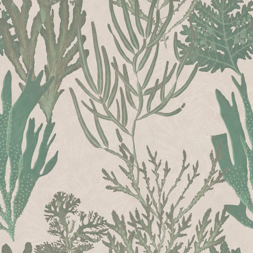 MindTheGap LIGHT CORALS Green, Taupe Wallpaper