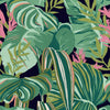 Mindthegap Tropical Foliage Anthracite Palm Springs Wallpaper