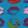 Mindthegap Neon Kiss Blue Nouvelle Pop Wallpaper