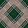 Mindthegap Checkered Patchwork British Green World Of Fabrics Wallpaper