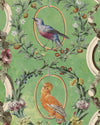 Mindthegap Countesses Aviarium Mint Le Manoir Wallpaper