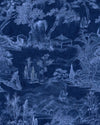 Mindthegap Asian Scenery Indigo Addiction Wallpaper