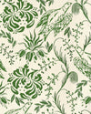 Mindthegap Folk Embroidery Fern Green Transylvanian Roots Wallpaper