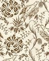 Mindthegap Folk Embroidery Tobacco Transylvanian Roots Wallpaper