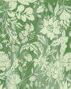 Mindthegap Flowery Ornament Bud Green Transylvanian Roots Wallpaper