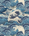 Mindthegap Sea Waves Light Blue Sundance Villa Wallpaper