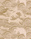 Mindthegap Sea Waves Taupe Sundance Villa Wallpaper