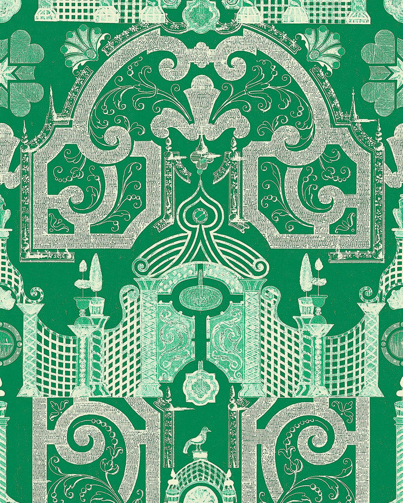 MindTheGap EMPEROR'S LABYRINTH Greenlake GREEN/TAUPE Wallpaper