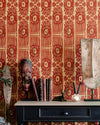 Mindthegap Tribal Ikat Angora The Curator'S Cabinet Wallpaper