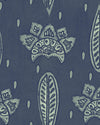 Mindthegap Bethel Batik Cobalt Woodstock Wallpaper