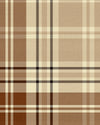 Mindthegap Chesterfield Plaid Cappuccino Woodstock Wallpaper