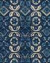 Mindthegap Varanasi Indigo Woodstock Wallpaper