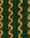 Mindthegap Vintage Ikat Topiary Green Woodstock Wallpaper