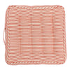 Mindthegap Rhubarb Stripe Linen Chair Cushion Cushions Pillow