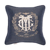 Mindthegap Woodstock Denim Embroidered Cushions Pillow