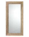 Jamie Young Evergreen Braided Seagrass Rectangle Mirror, Natural