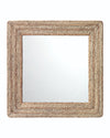 Jamie Young Evergreen Braided Seagrass Square Mirror, Natural