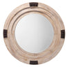 Decoratorsbest Foreman Wood Mirror, White Washed