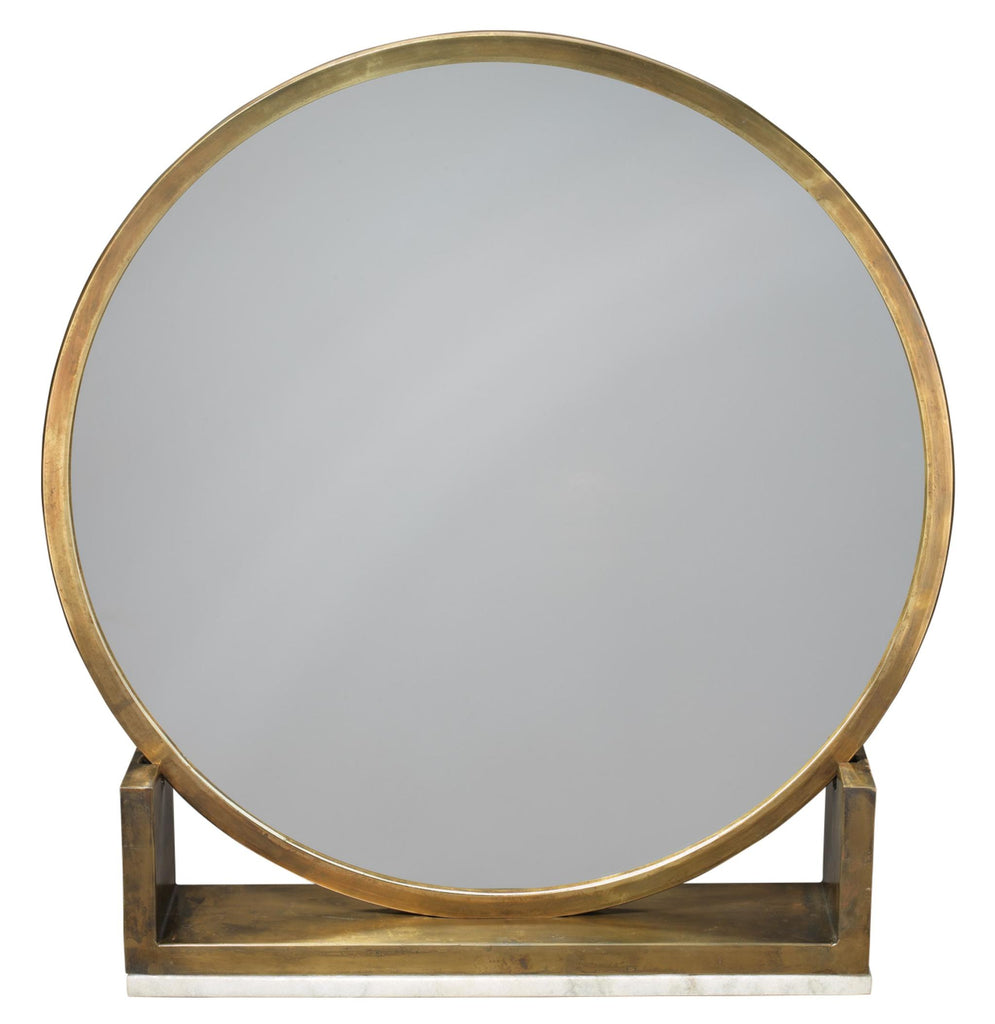 Jamie Young Odyssey Standing Antique Brass / White Mirrors