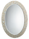 Decoratorsbest Large Oval Mirror, Mother Of Pearl