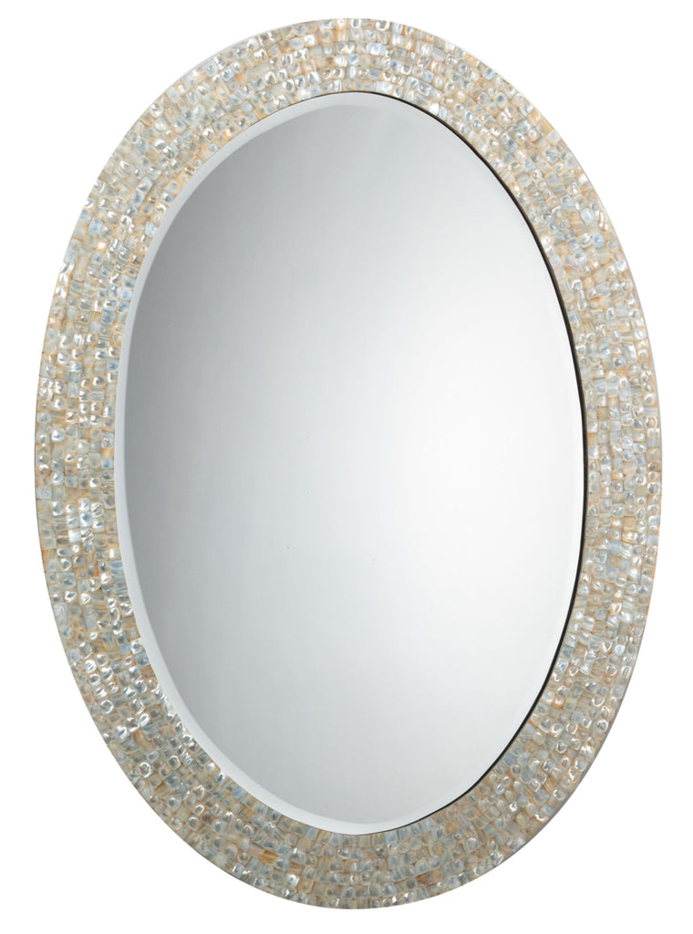 Jamie Young Oval Cream Mirrors