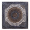 Decoratorsbest Batik Square Framed Wall Art, Indigo Paper