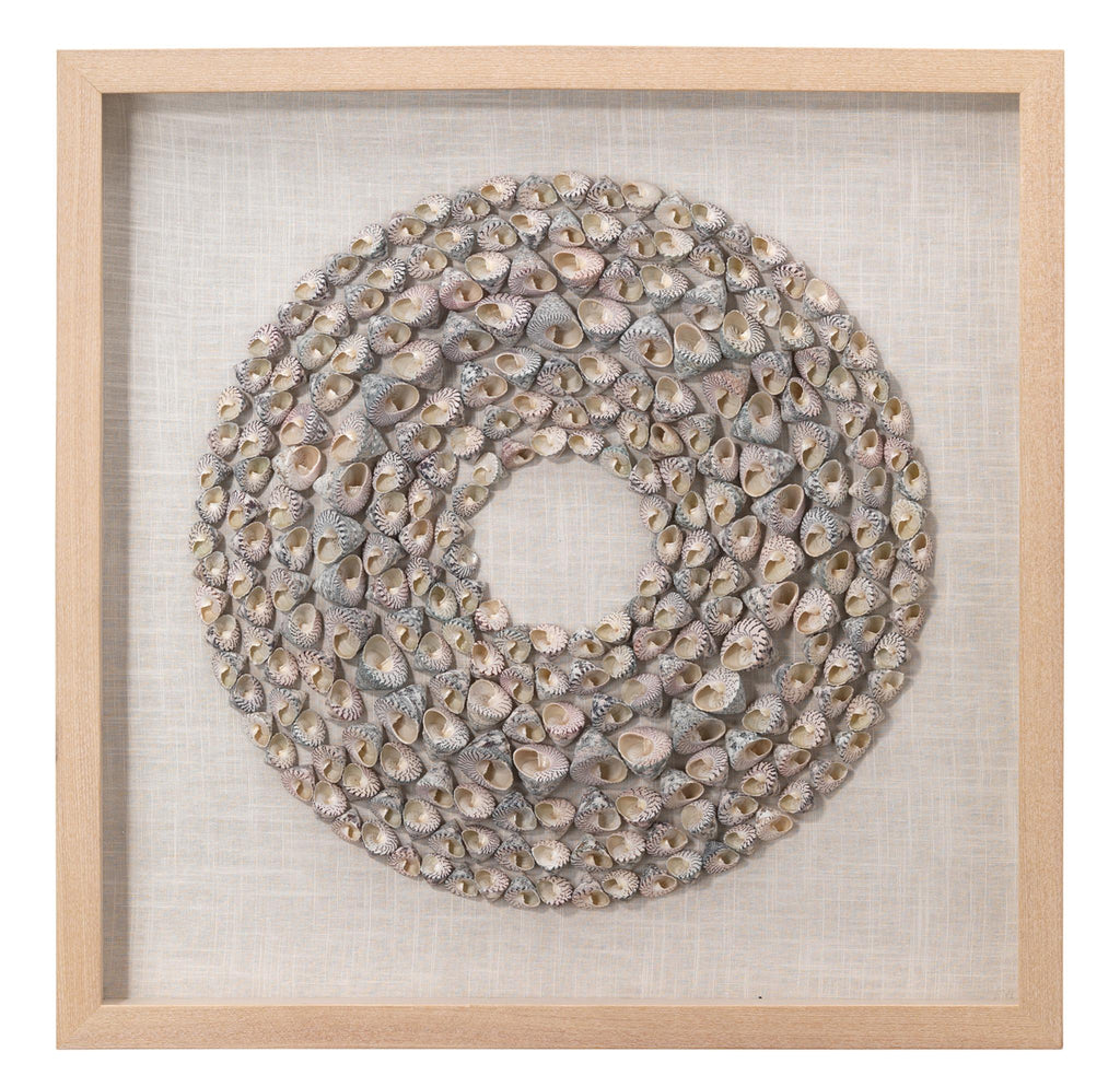 Jamie Young Bora Bora Framed Taupe Wall Art