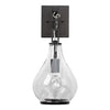 Jamie Young Tear Drop Hanging Wall Sconce, Clear Glass And Bronze