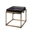 Jamie Young Shelby Hide Stool, Espresso