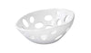 Decoratorsbest Crater Asymetric Ceramic Bowl