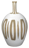 Decoratorsbest White Kindred Vase