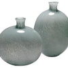 Decoratorsbest Minx Decorative Glass Vases (Set Of 2), Grey