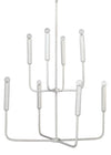 Jamie Young White Mercer Two Tier Chandelier