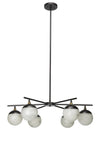 Jamie Young Bronze Metro 6 Light Chandelier