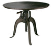 Jamie Young Americana Iron Crank Table, Gun Metal